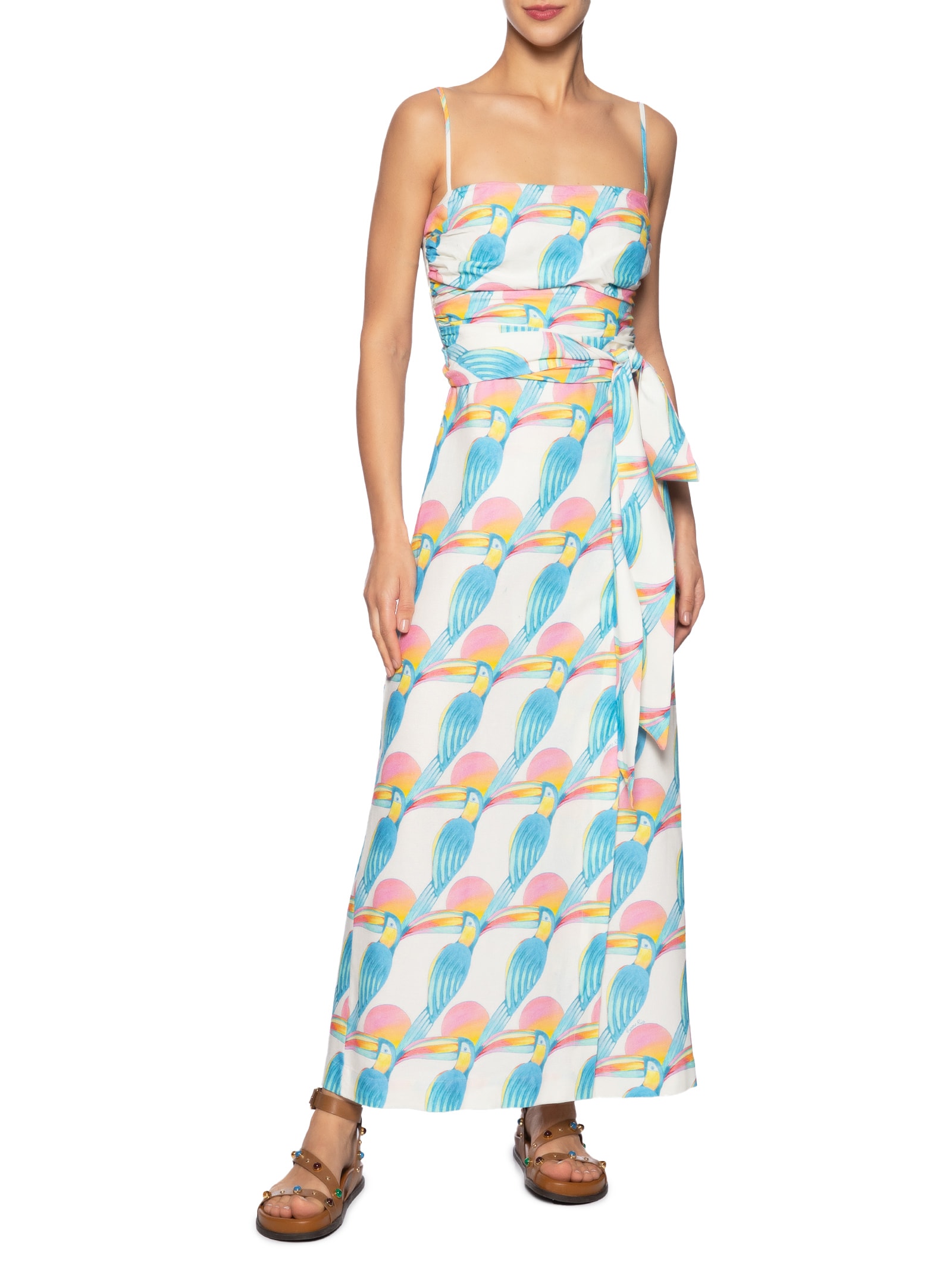 Vestido Tucanitas Branco Farm