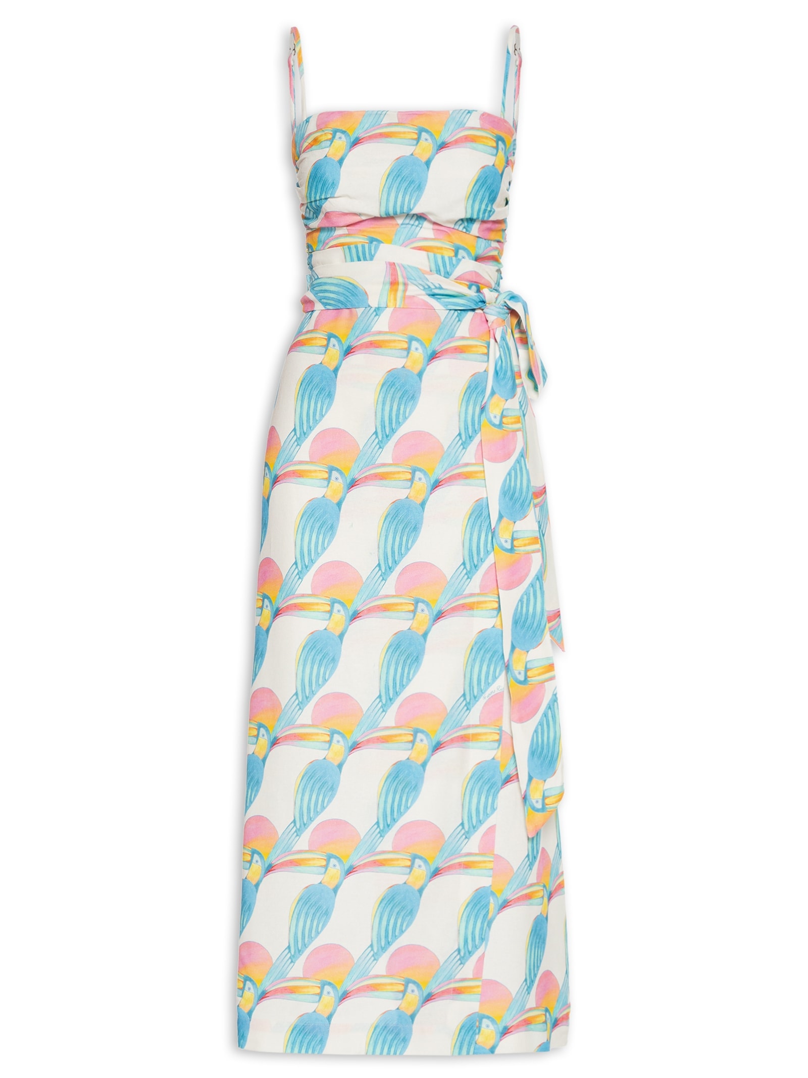 Vestido Tucanitas Branco Farm