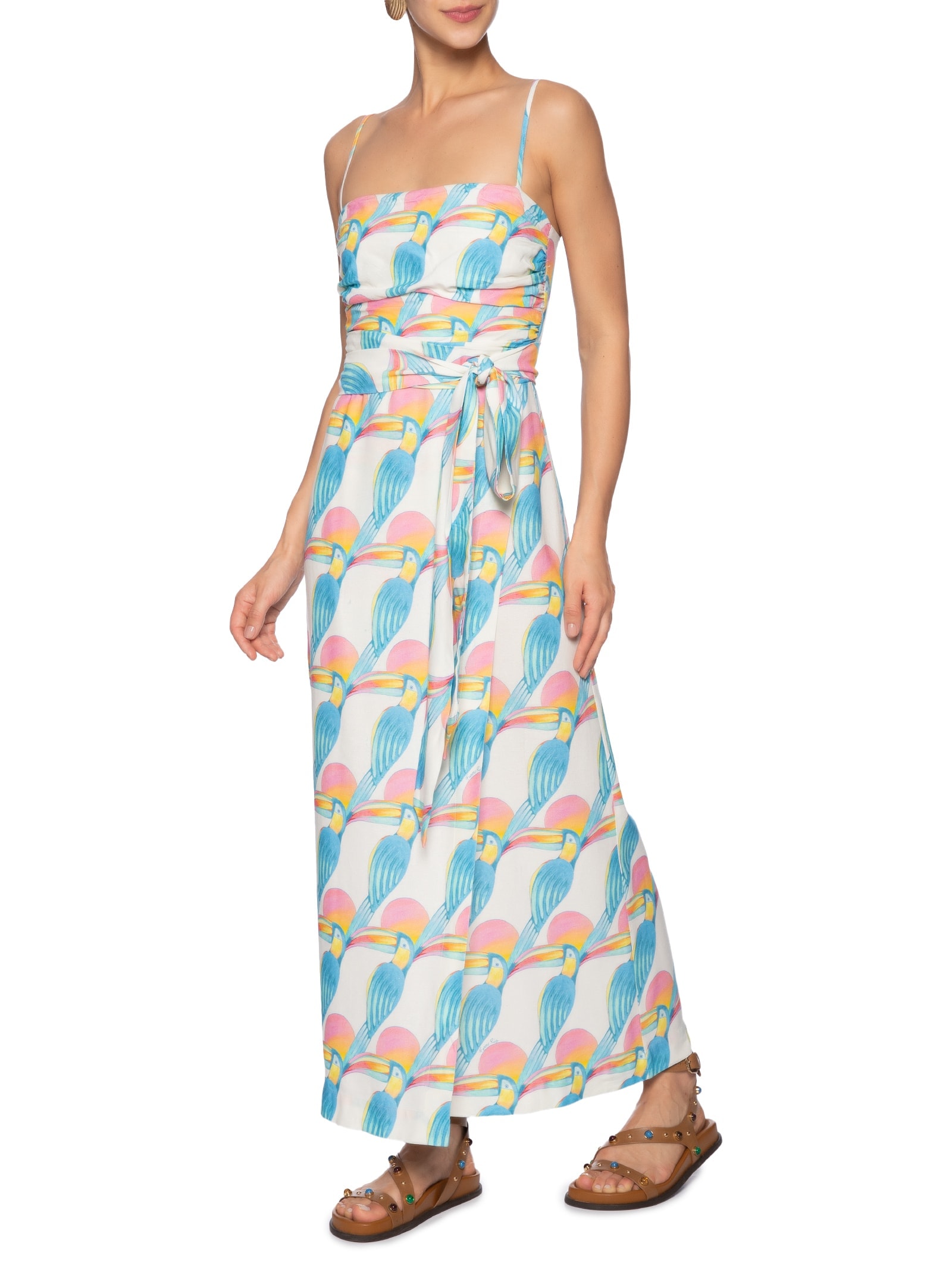 Vestido Tucanitas Branco Farm