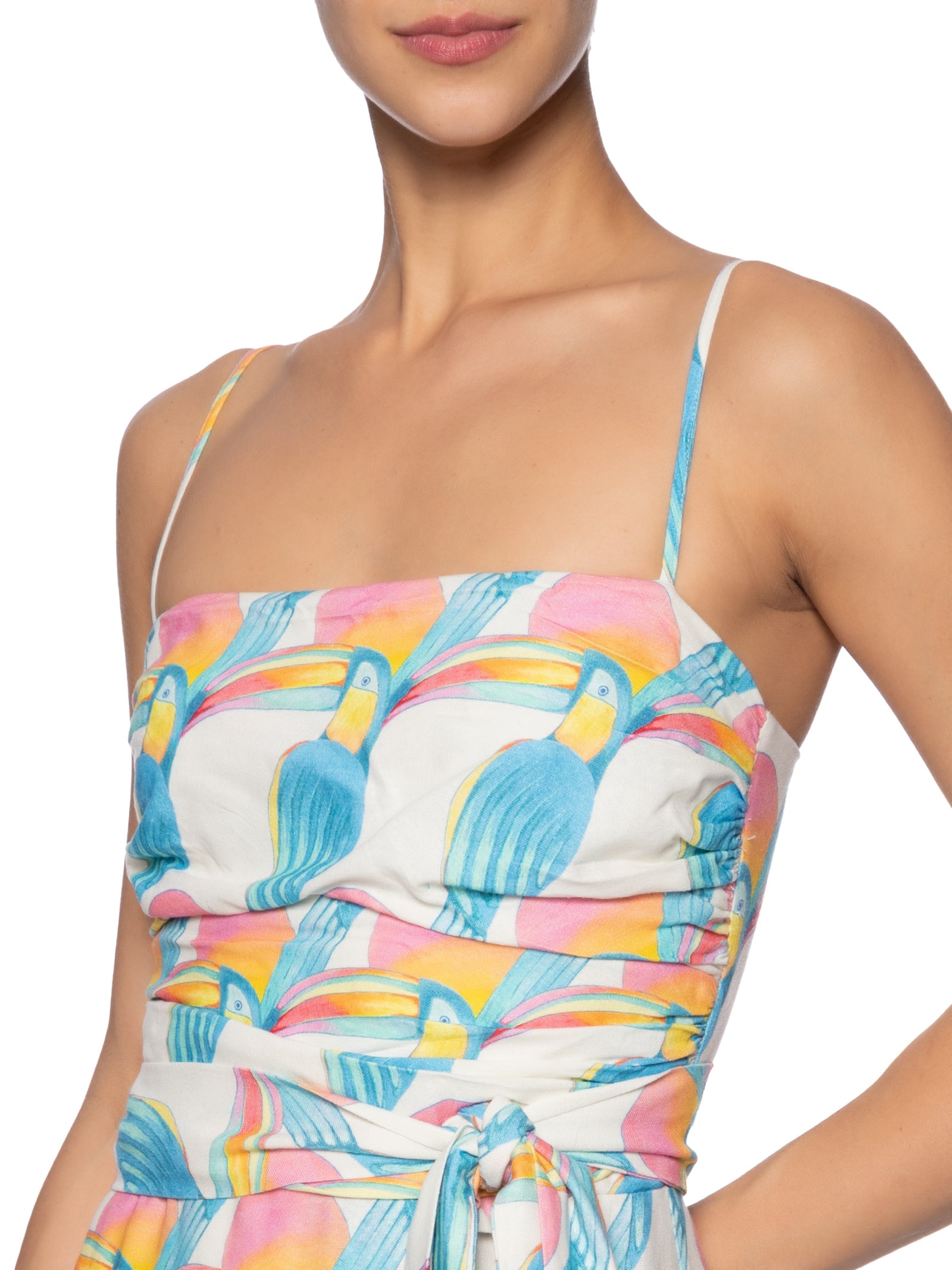 Vestido Tucanitas Branco Farm