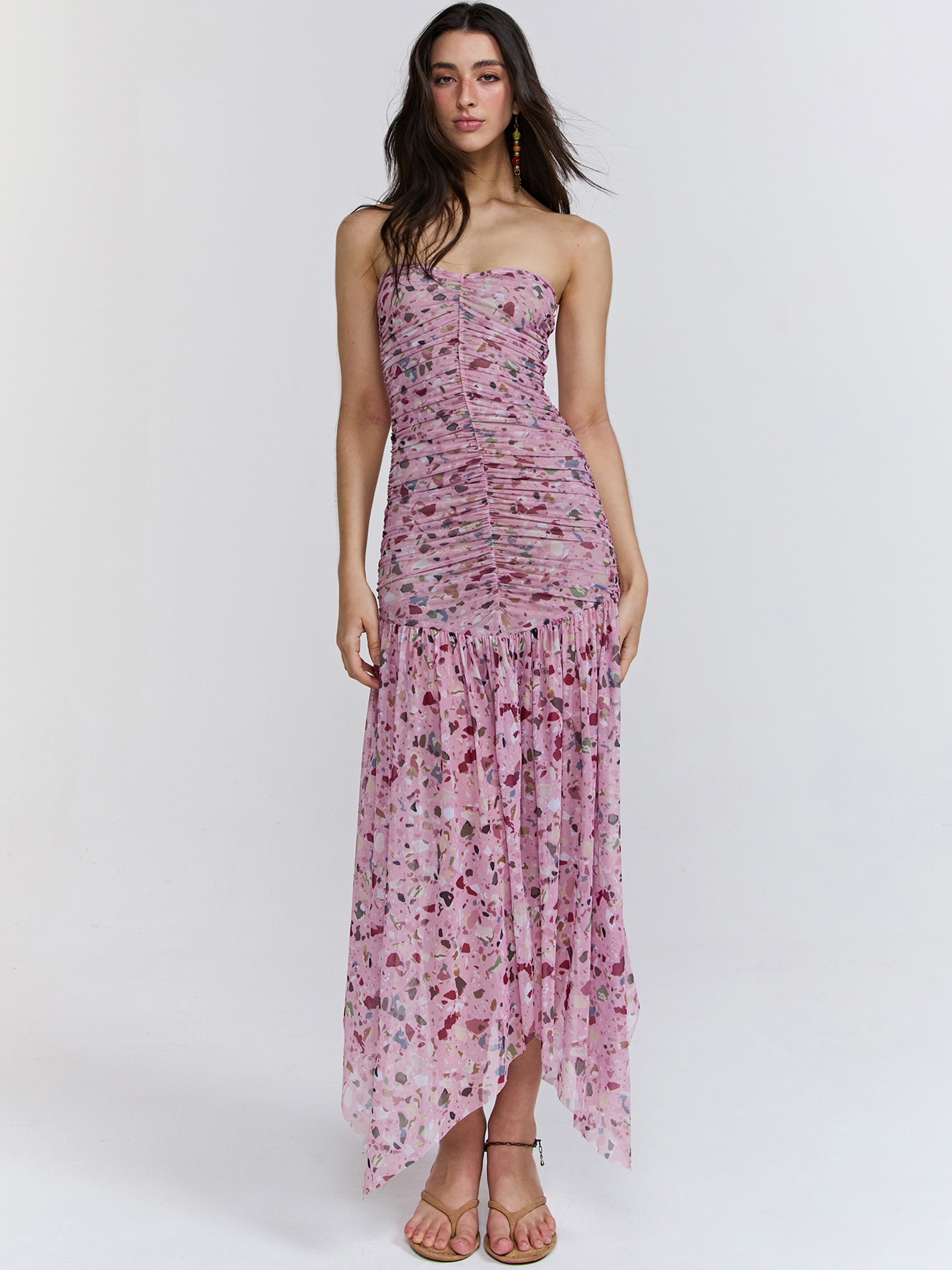 Vestido Tula Rosa Triya