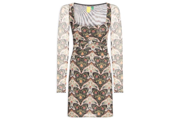 Vestido Tule Curto Andorinha - Verde