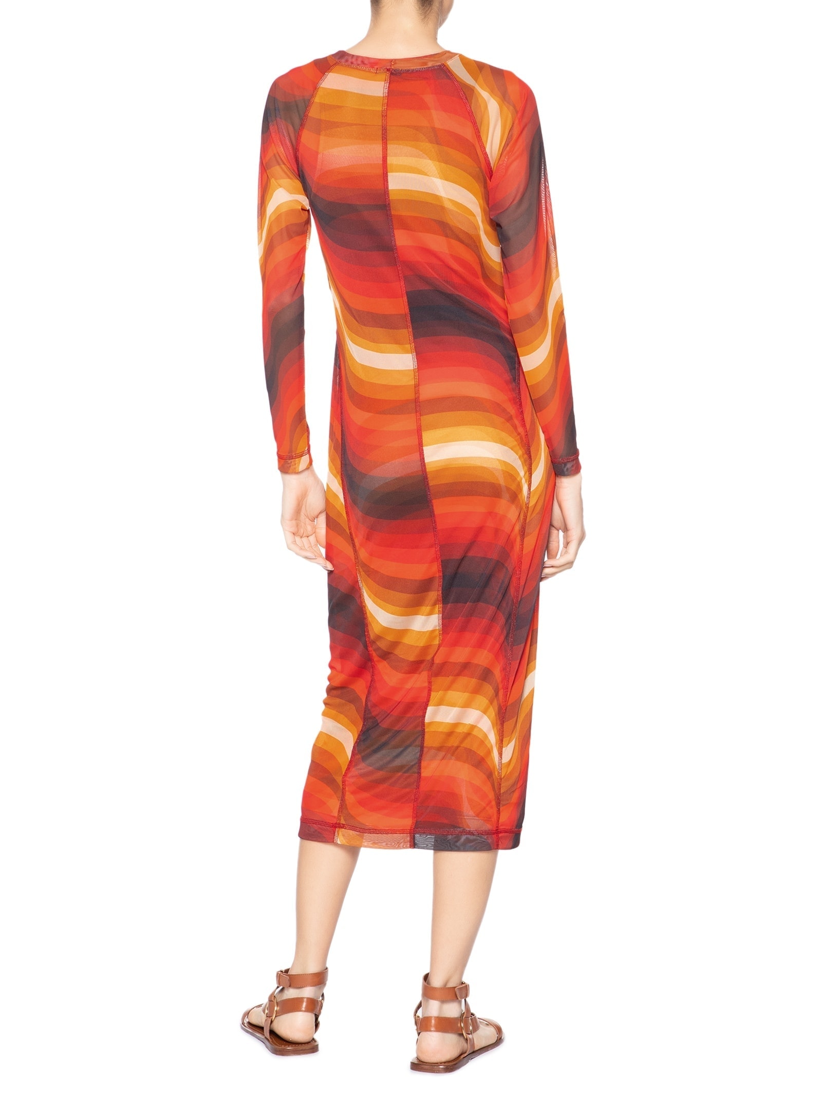 Vestido Tule Fit Ipanema Laranja Osklen