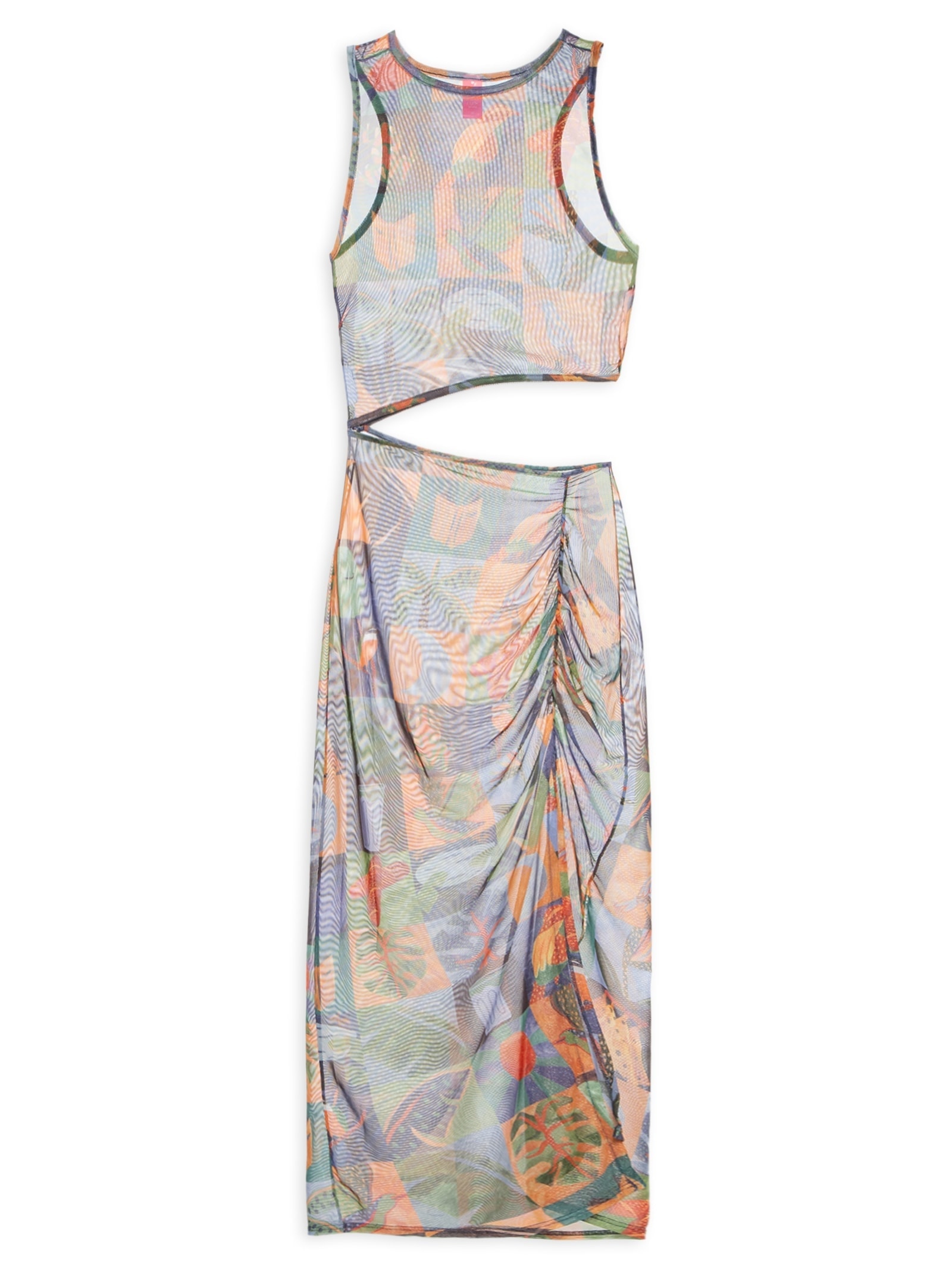 Vestido Tule Lago Do Amor Azul Farm Praia