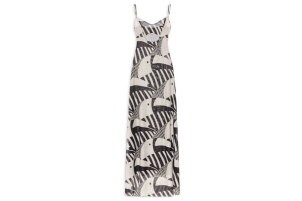 Vestido Tule Longo Tuca Legal - Preto