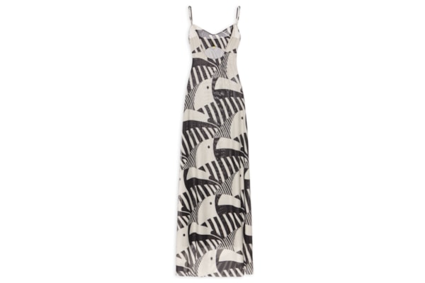 Vestido Tule Longo Tuca Legal - Preto