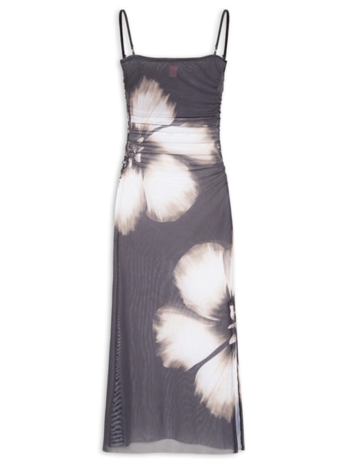 Vestido Tule Maya - Preto