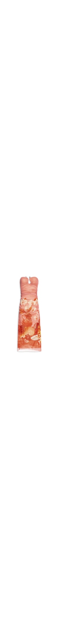 Vestido Tule Midi Afrodite - Rosa