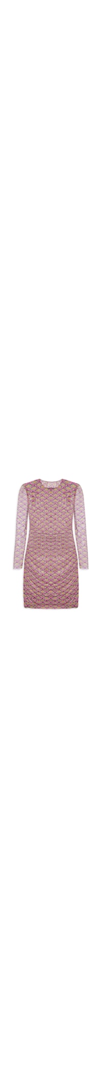Vestido Tule Mini Geo - Roxo