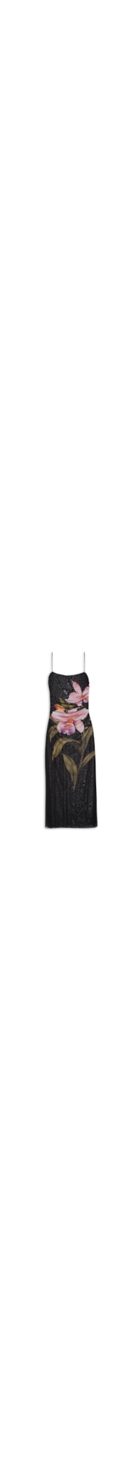 Vestido Tule Orquídea - Preto