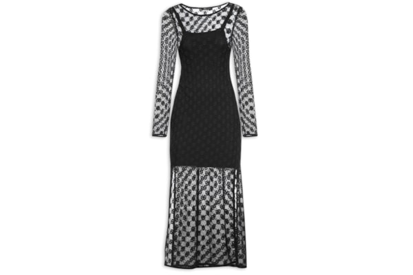 Vestido Tule - Preto