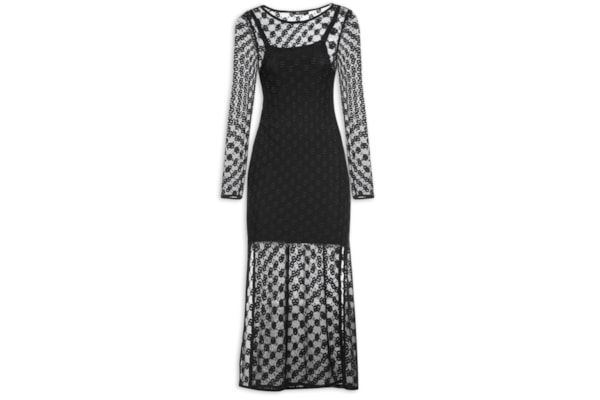 Vestido Tule - Preto