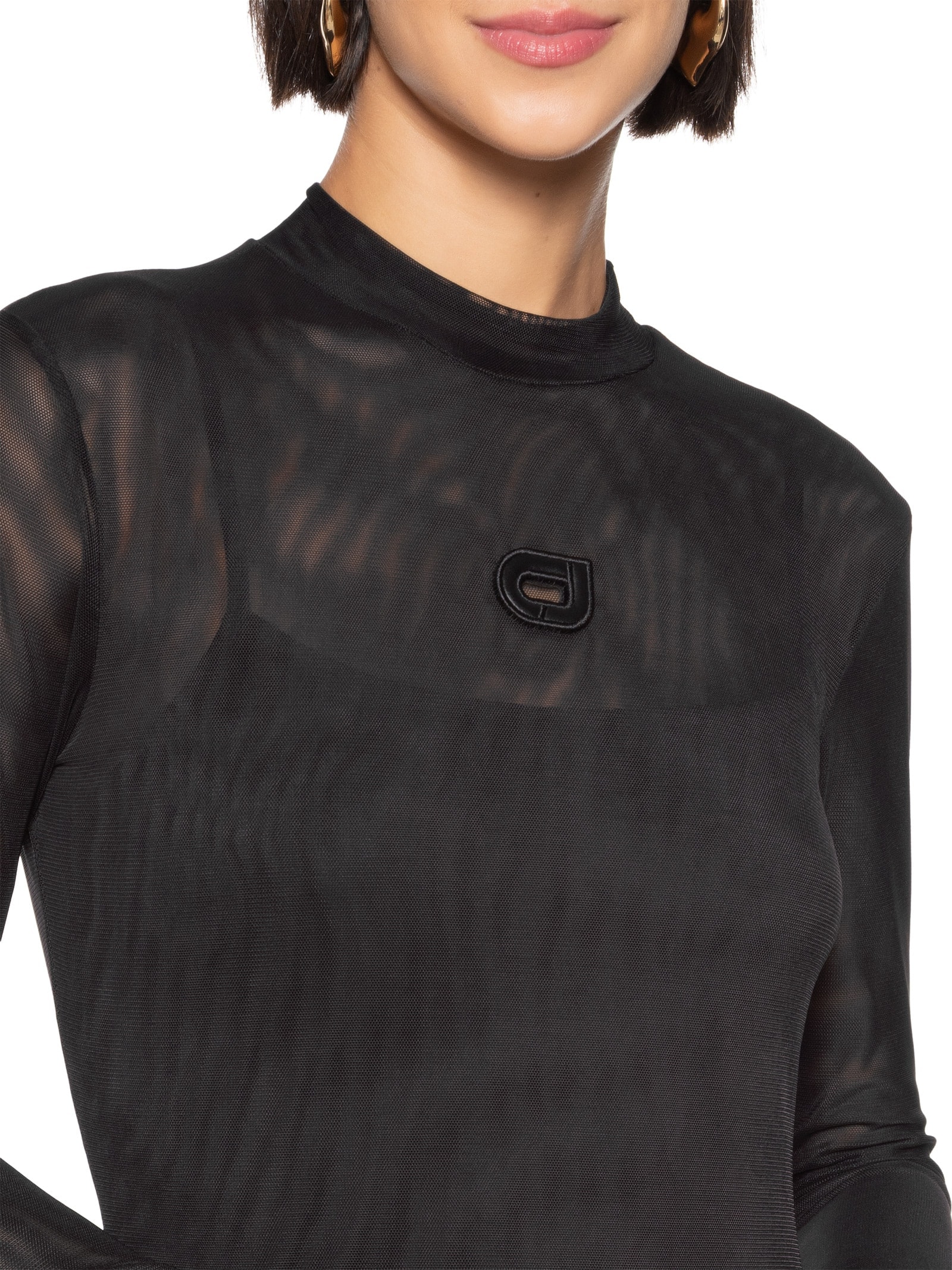 Vestido Tule Preto Colcci Jeans