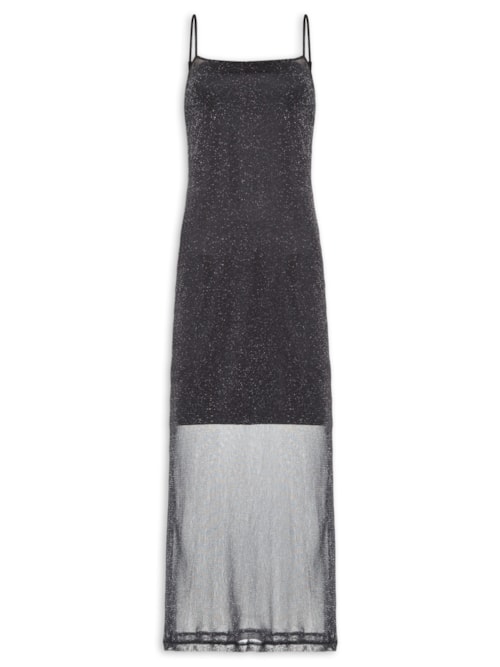 Vestido Tule – Preto