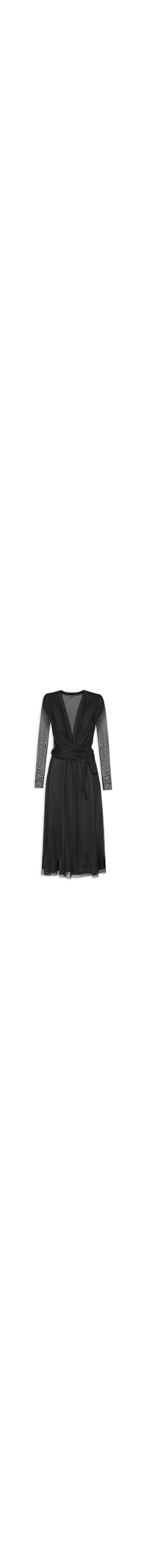 Vestido Tule Scarlet - Preto