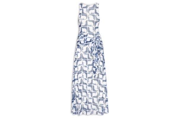 Vestido Tule Tuca Tropical - Azul