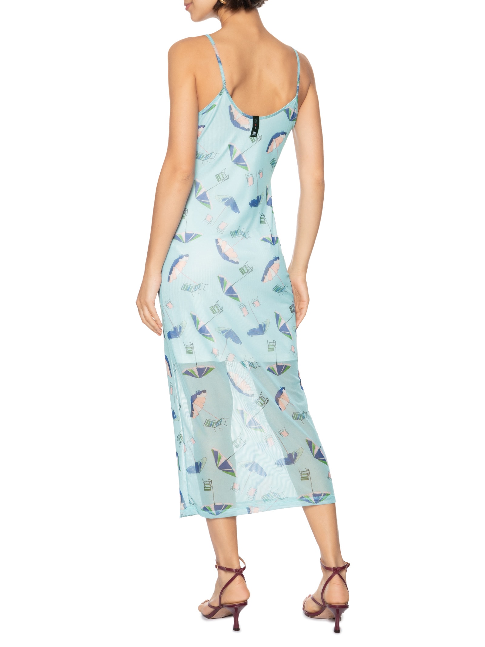 Vestido Tule Verde Colcci