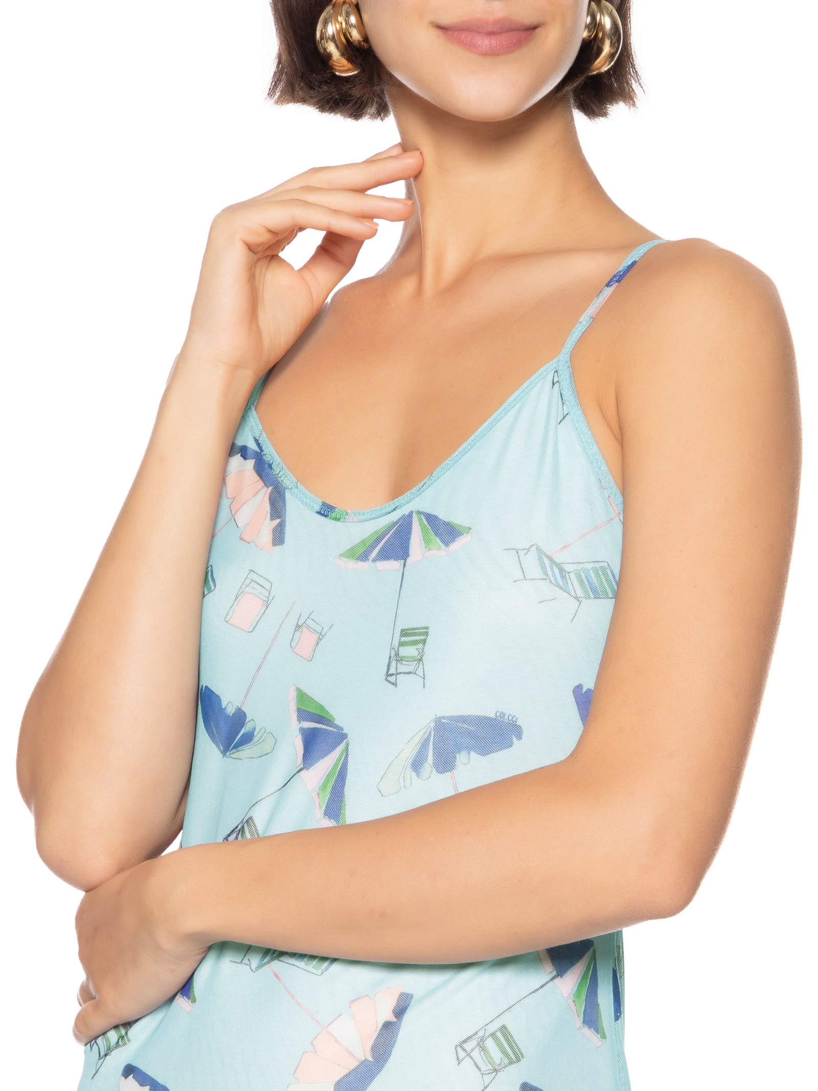 Vestido Tule Verde Colcci