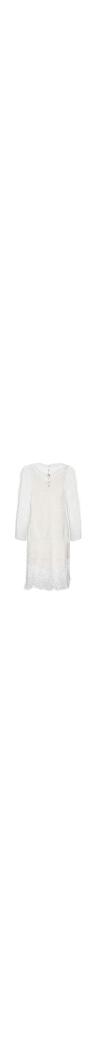 Vestido Túnica Guipure - Branco