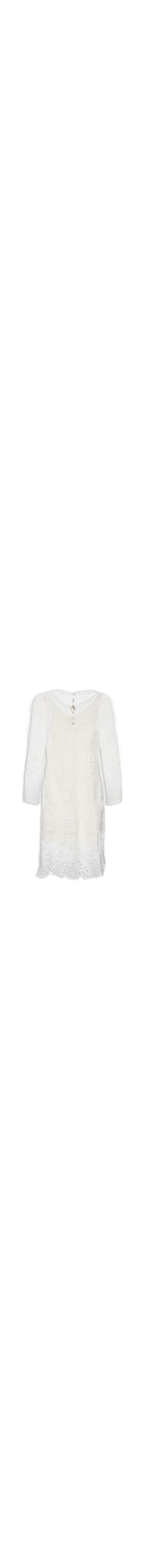 Vestido Túnica Guipure - Branco