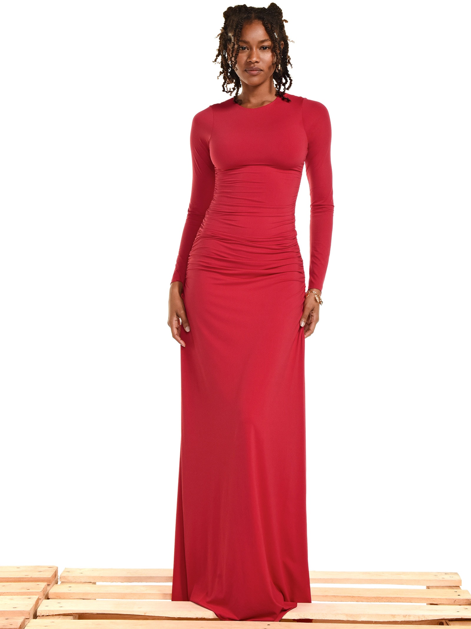 Vestido Tupi Vermelho Triya