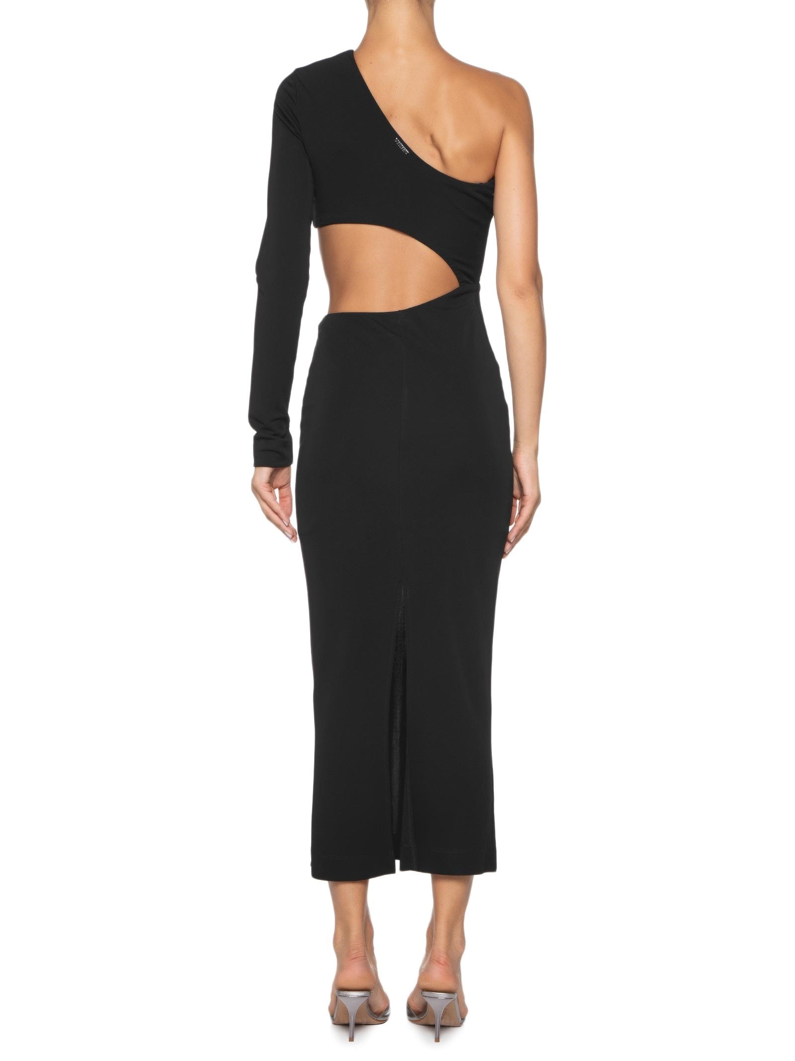 Colcci Vestido Um Ombro Só Preto