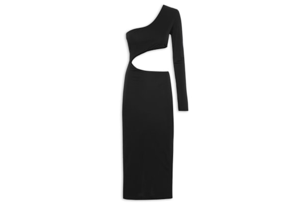 Vestido Um Ombro Só - Preto