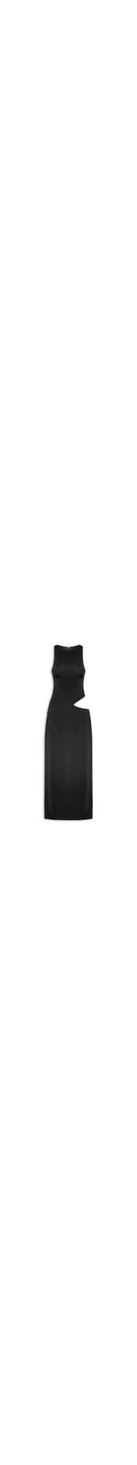 Vestido Vazado - Preto