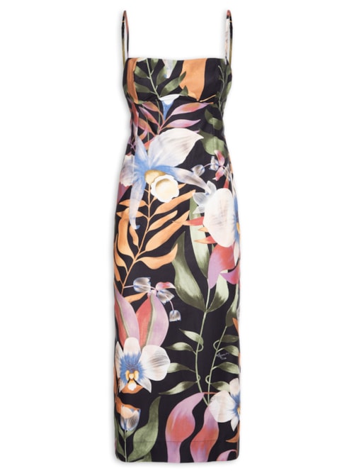 Vestido Vento De Flor - Preto