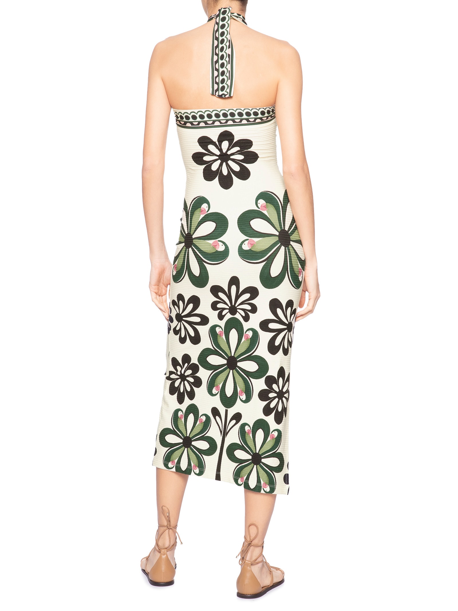 Vestido Viés Florara – Preto Farm