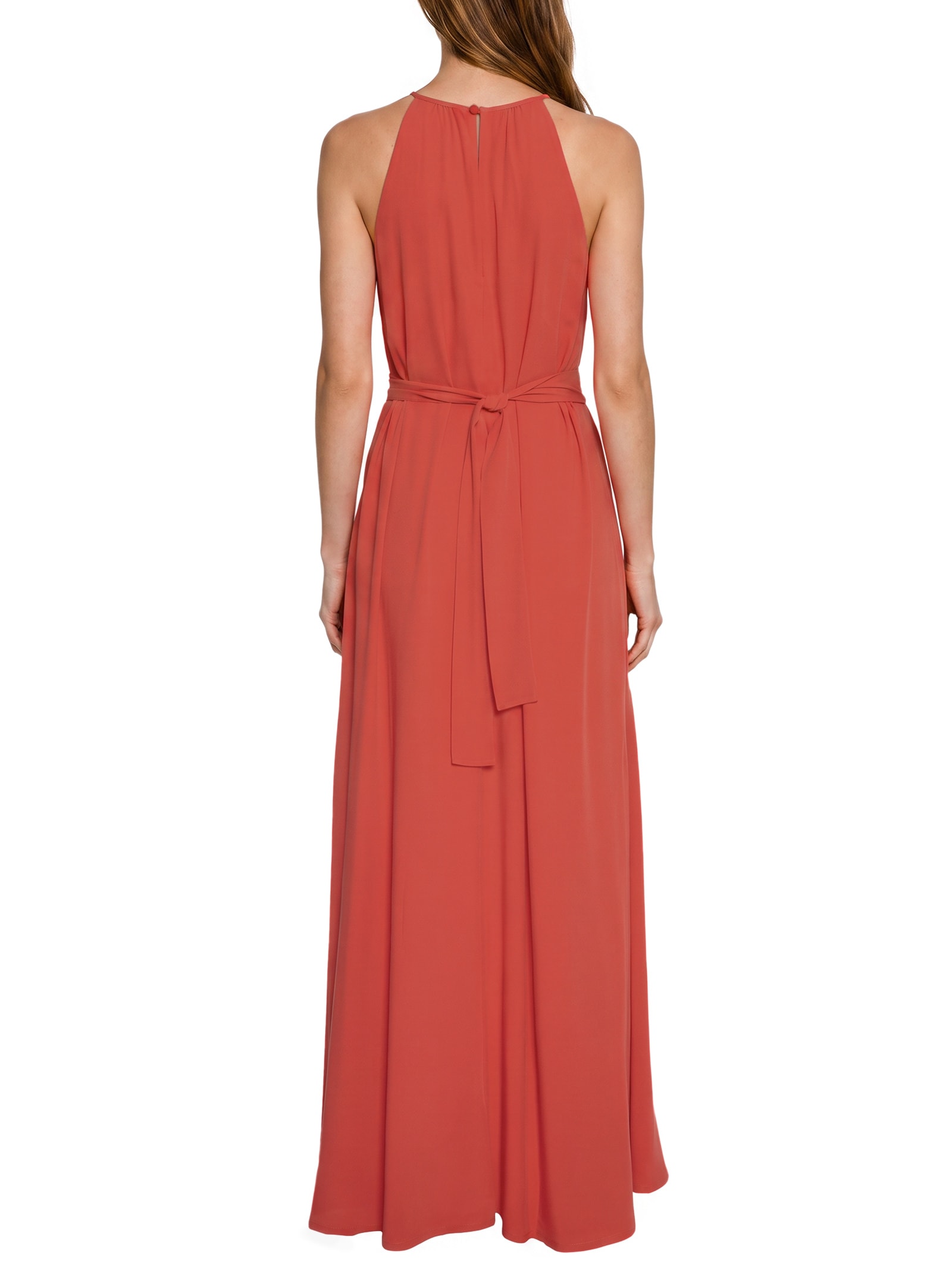 Vestido Viscose Leve Vermelho Cantão