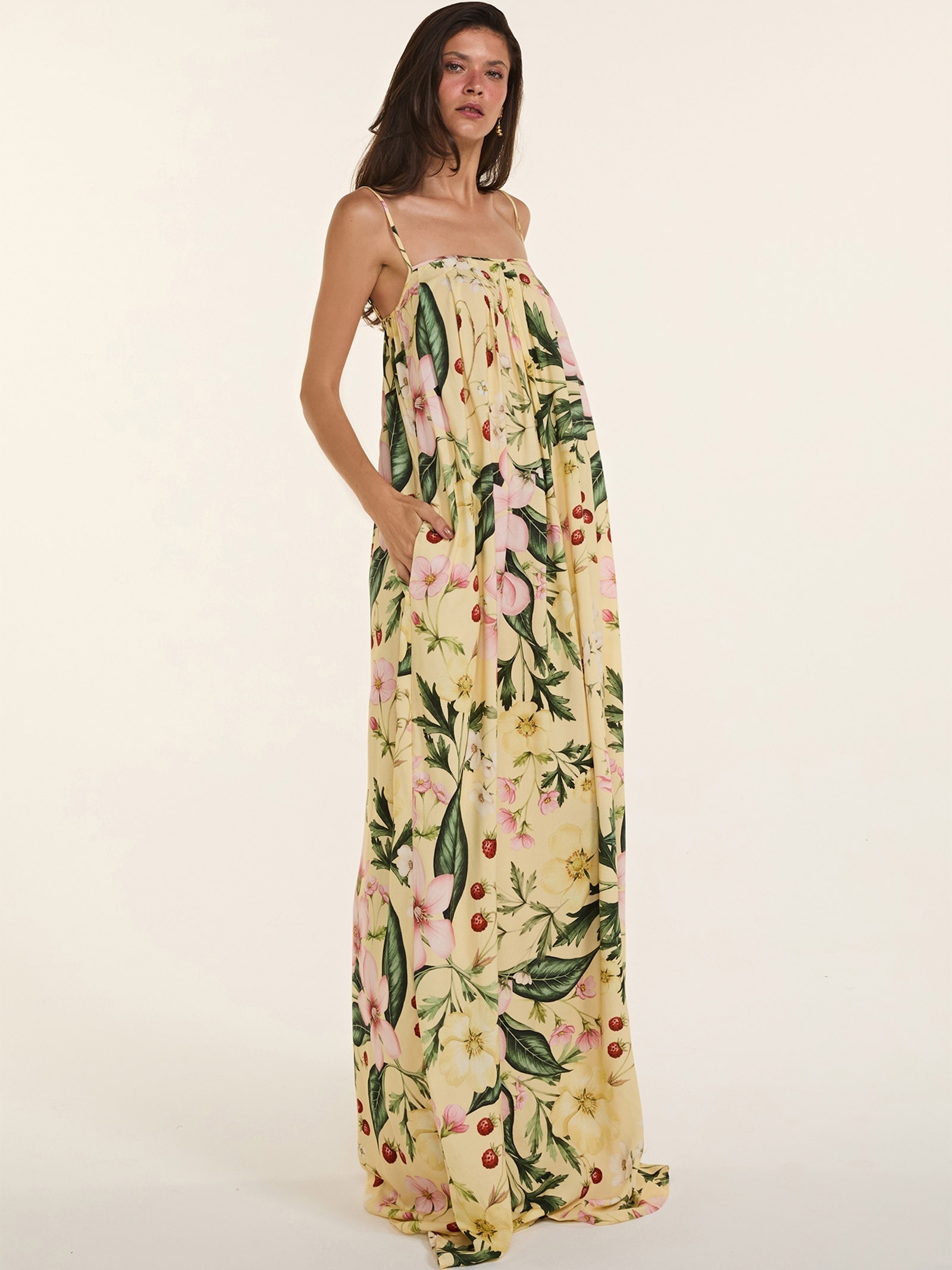 Vestido Vitoria Amarelo Triya