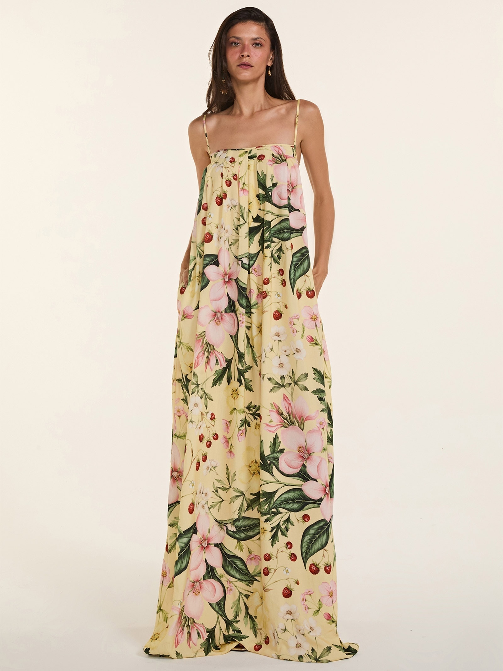 Vestido Vitoria Amarelo Triya