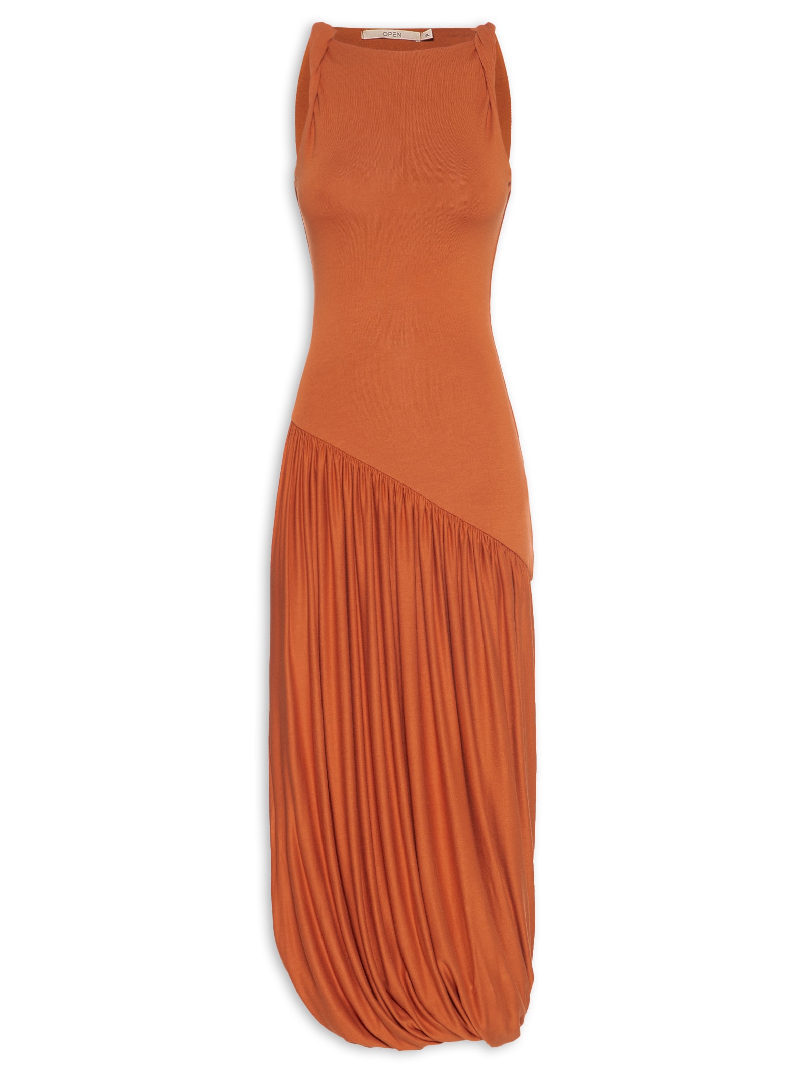 Vestido – Marrom Open