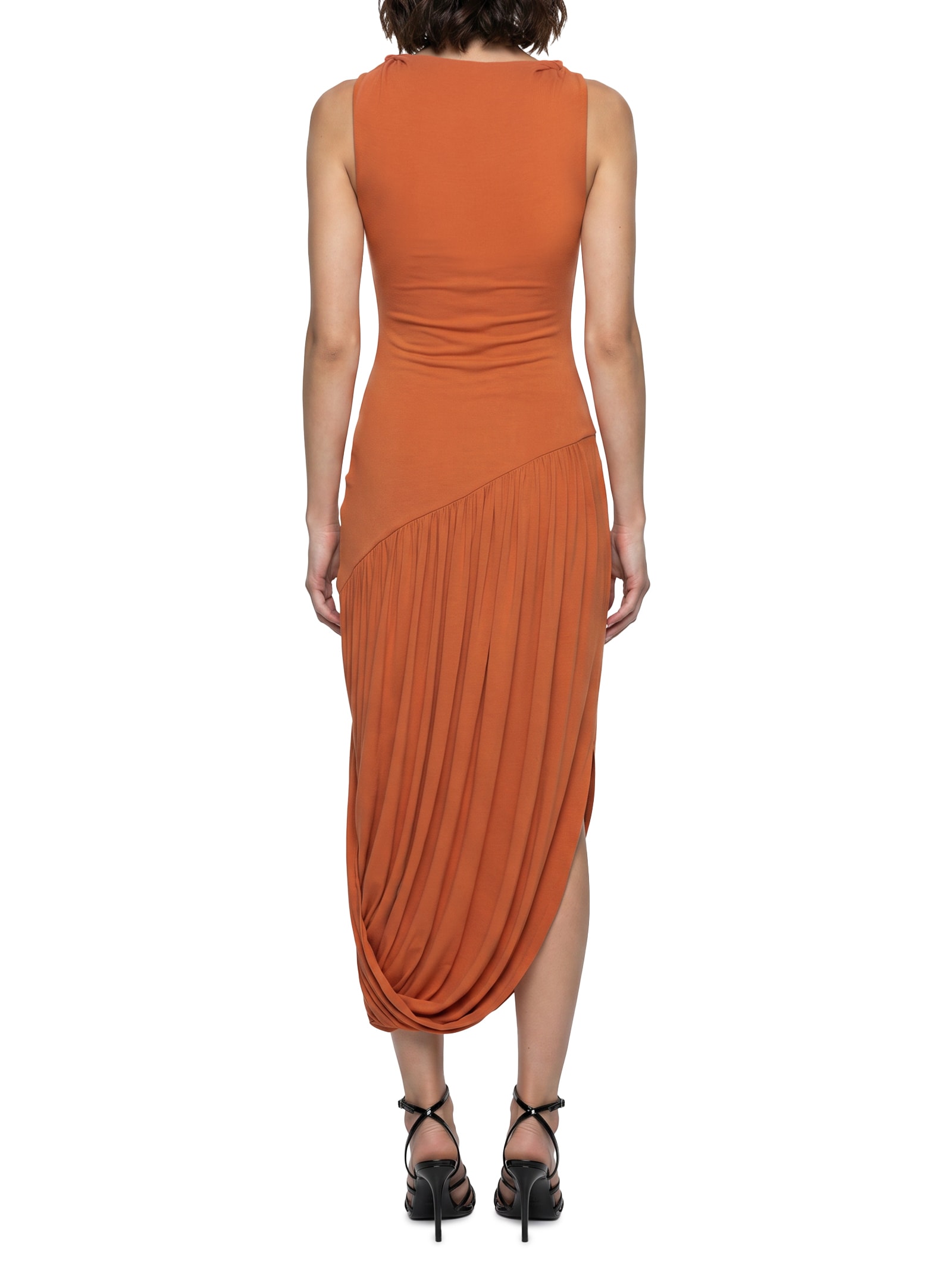 Vestido – Marrom Open