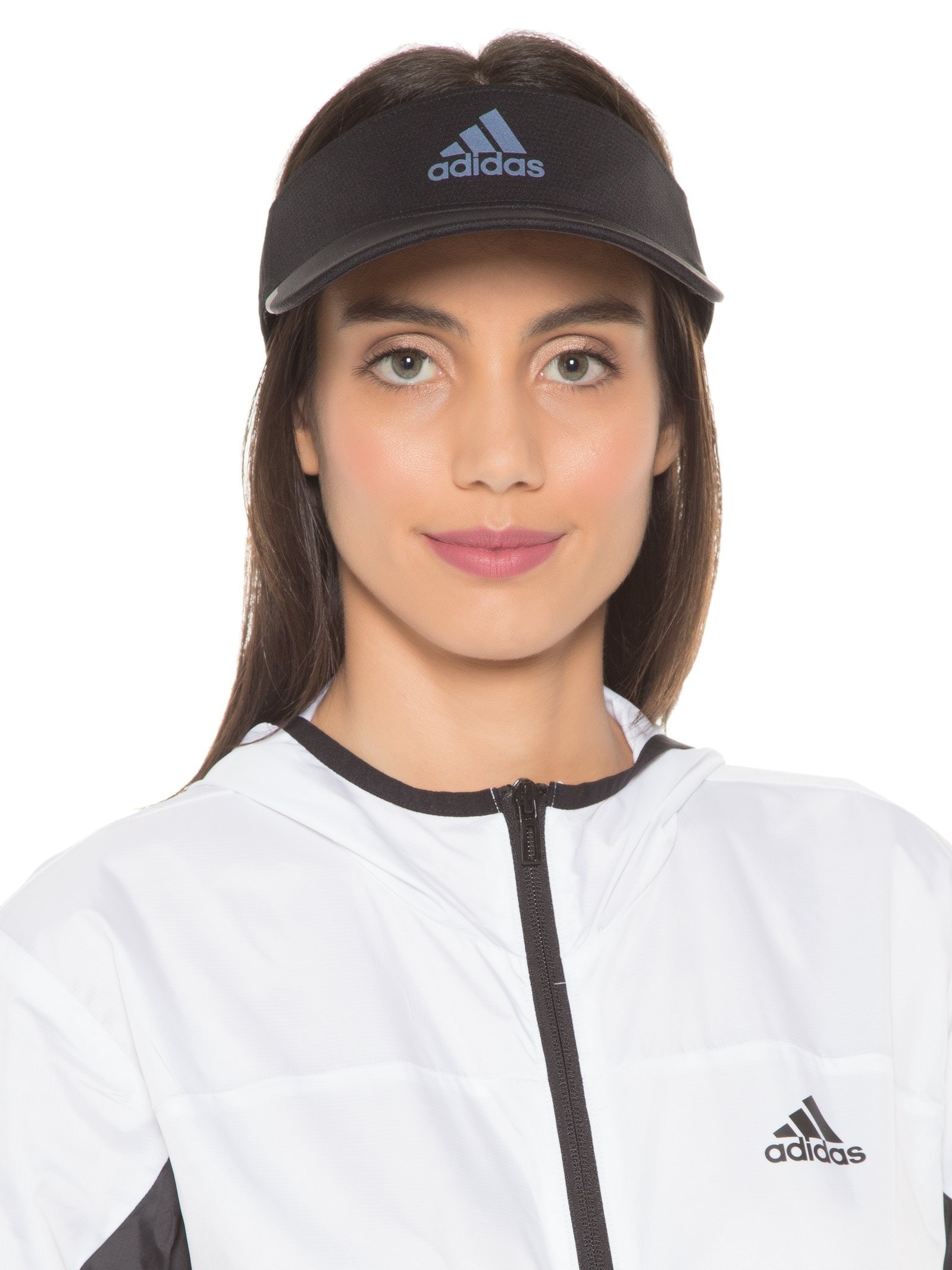 Viseira Feminina Running Preto Adidas