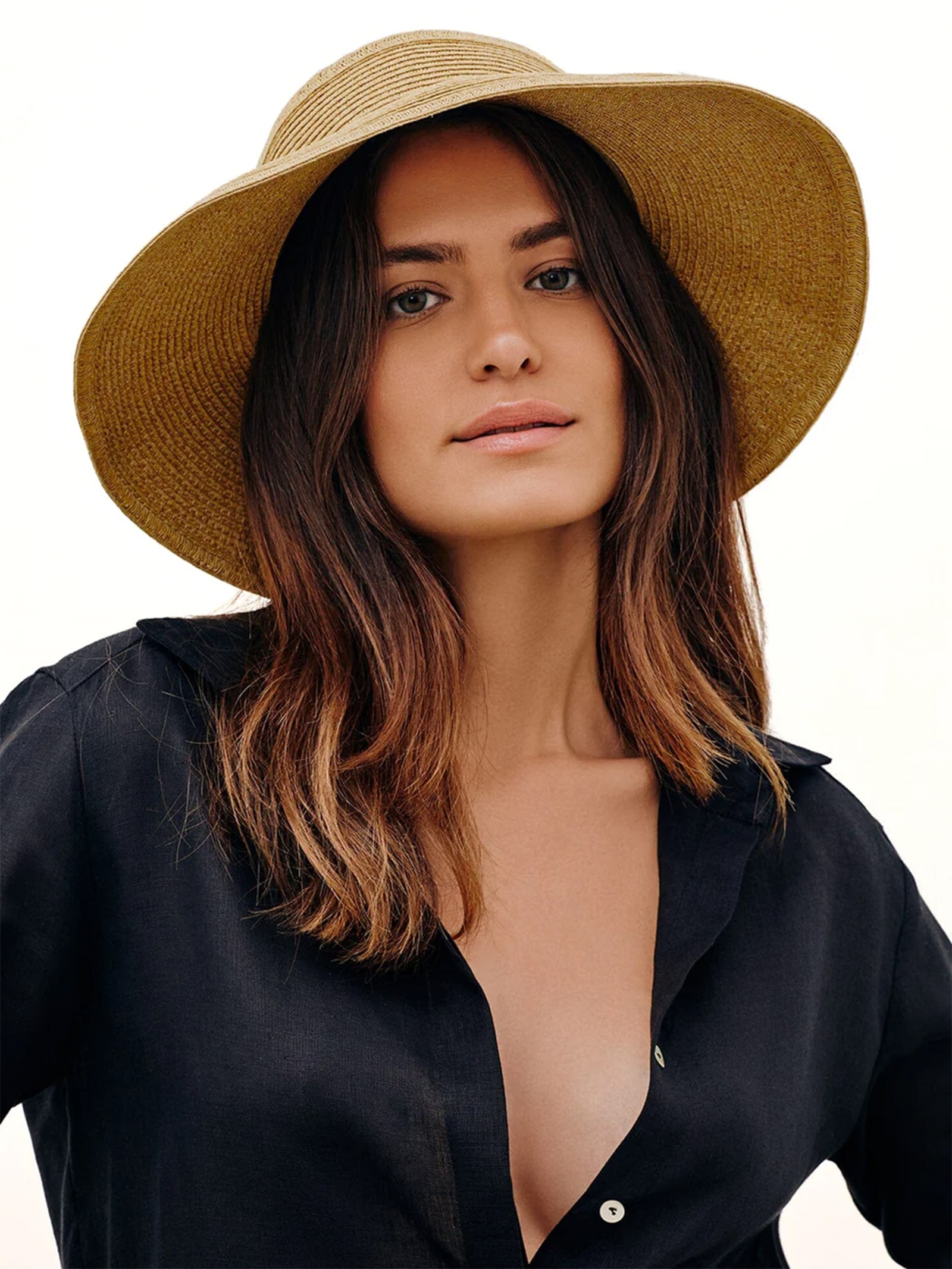 Viseira Feminina Straw Visor Bege Vix