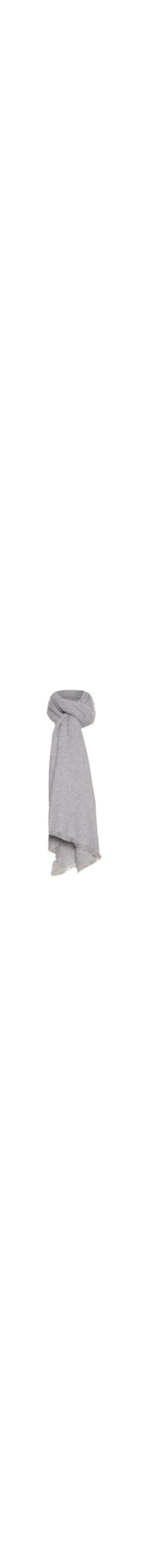 Xale Feminino Pashmina Bouclé Chanfrado - Cinza