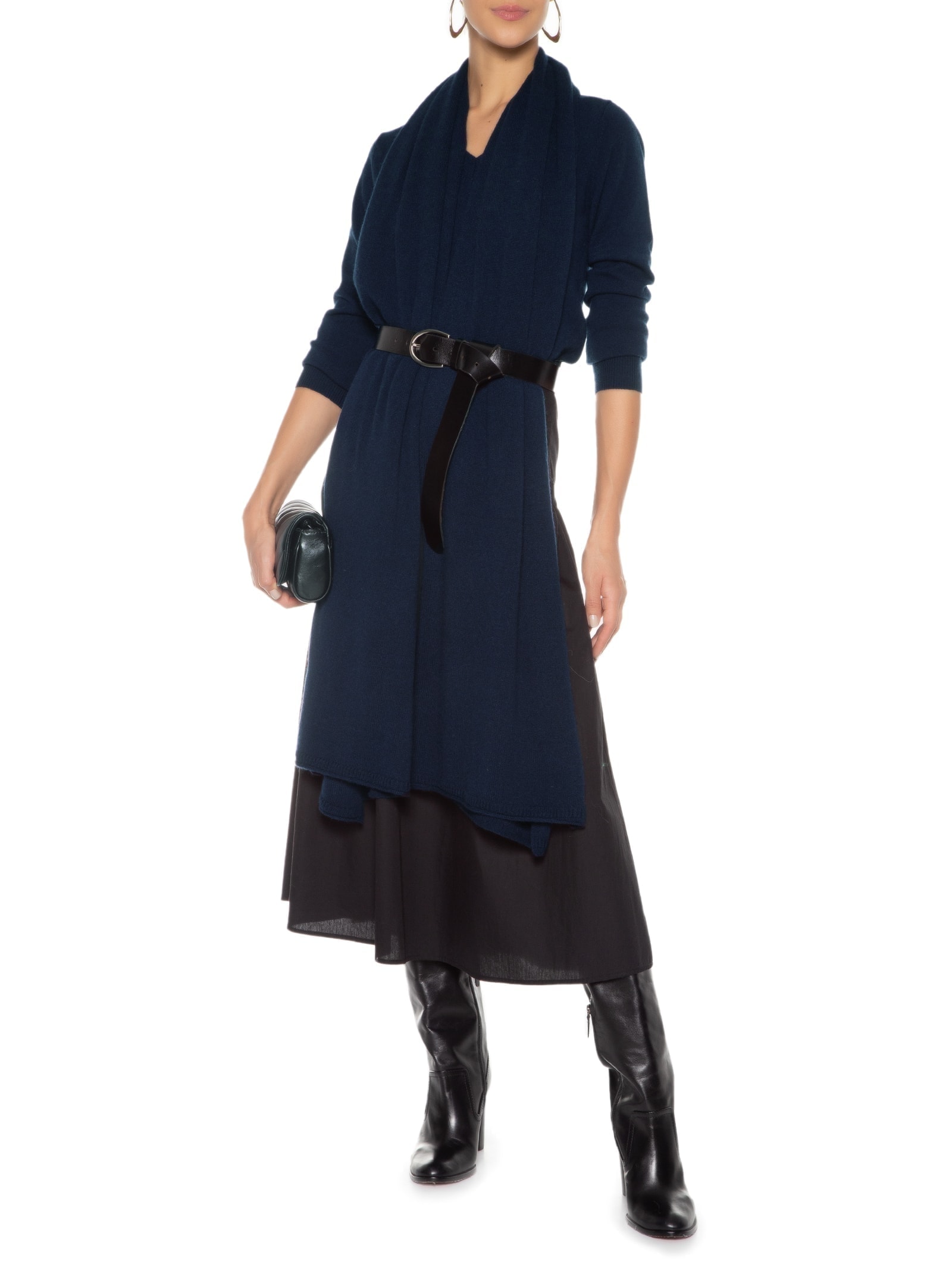 Xale Feminino Puro Cashmere Azul '2Essential