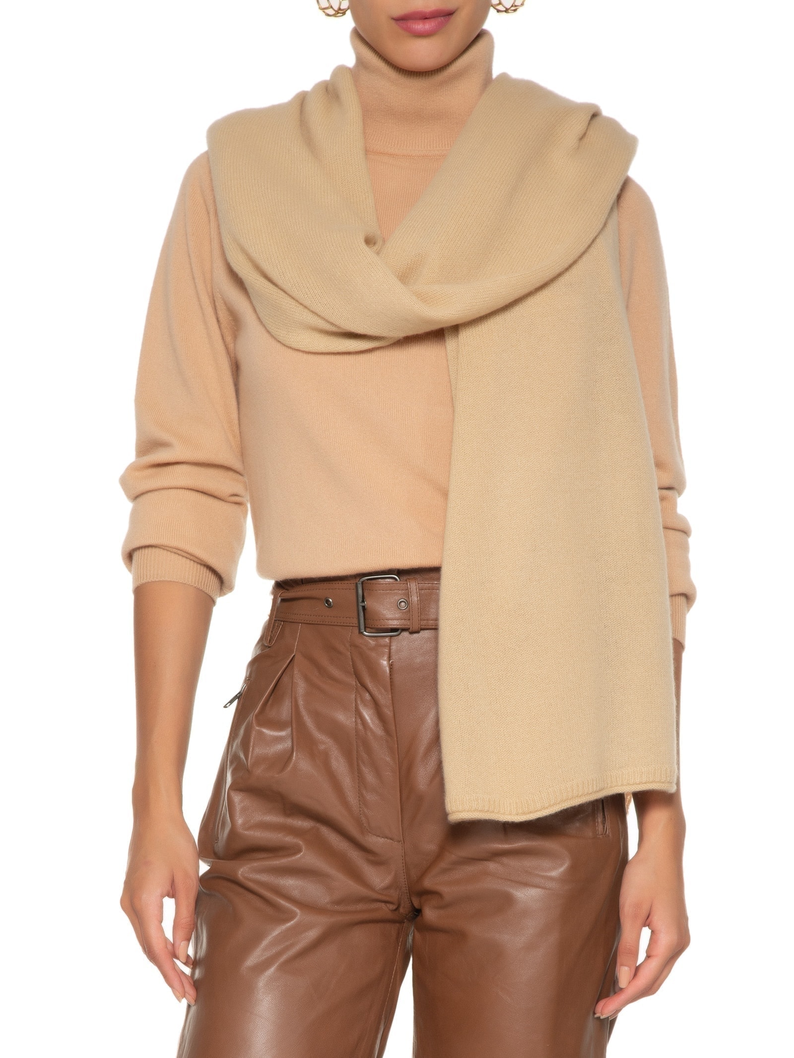 Xale Feminino Puro Cashmere Bege '2Essential