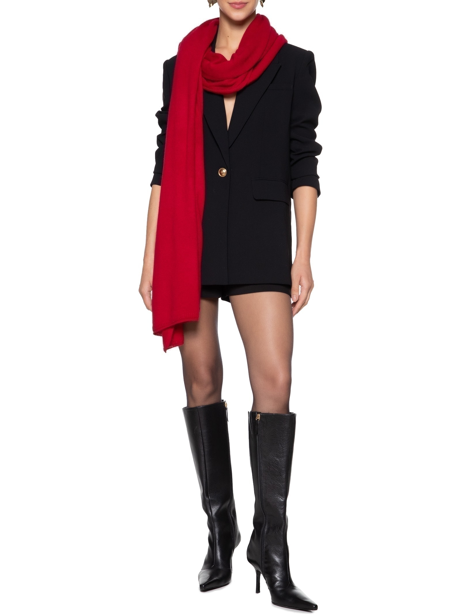 Xale Feminino Puro Cashmere Vermelho '2Essential