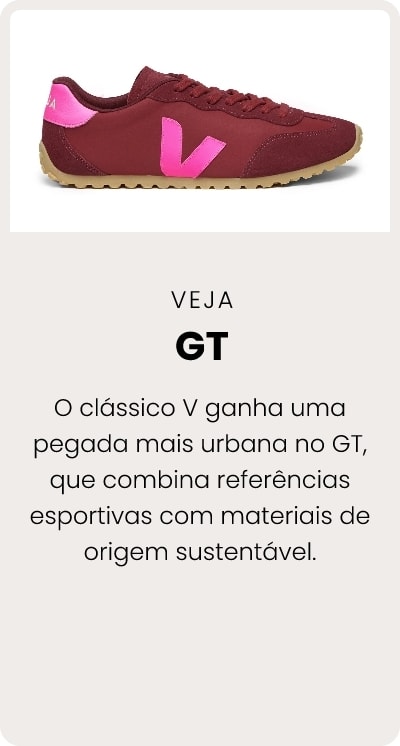 O clássico V ganha uma pegada mais urbana no GT, que combina referências esportivas com materiais de origem sustentável.