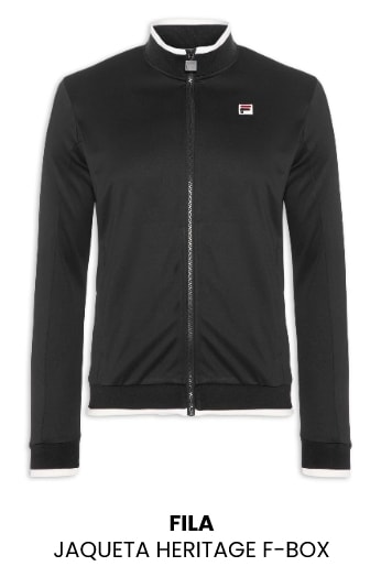 Jaqueta Masculina Fila Heritage F-Box Preta