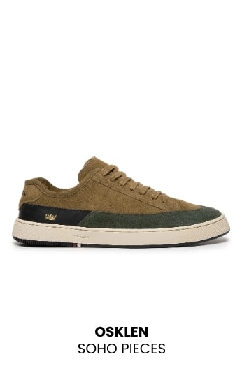 Tênis Masculino Osklen Soho Pieces Verde Oliva