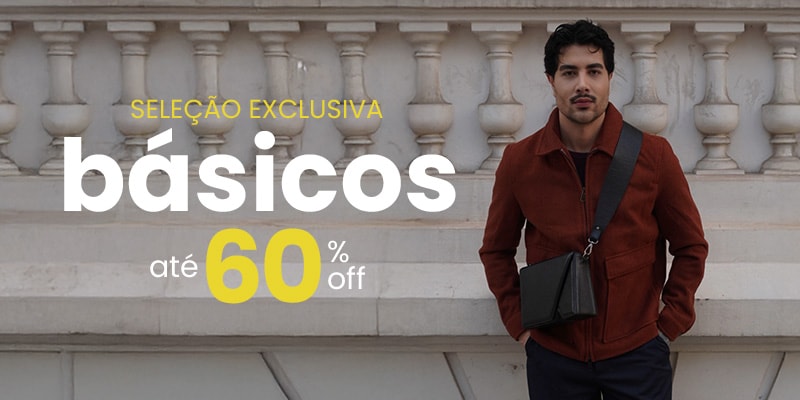 Marcas Exclusivas Trends até 60% OFF Masculino