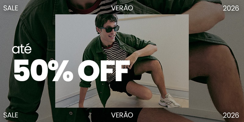 Sale de Verão'26 até 50% OFF Masculino